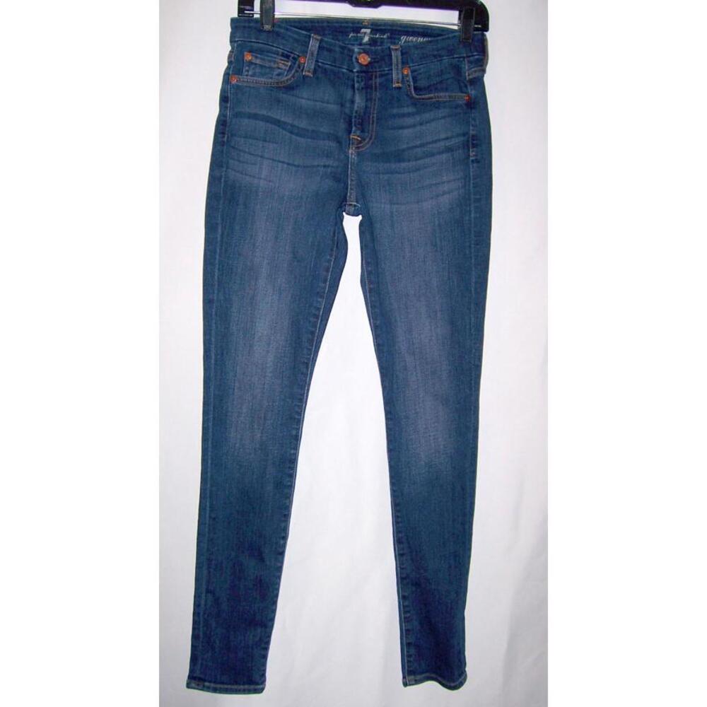 7 For All Mankind Gwenevere High-Waist Ankle Skinny Jeans-26